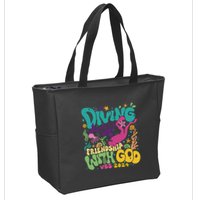 Diving Into Friendship With God Scuba Vbs 2024 Christian Zip Tote Bag