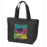Diving Into Friendship With God Scuba Vbs 2024 Christian Zip Tote Bag