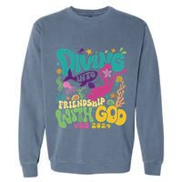 Diving Into Friendship With God Scuba Vbs 2024 Christian Garment-Dyed Sweatshirt