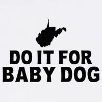 Do It For Baby Dog West Virginia Big Jim Justice Adult Drive Performance Visor