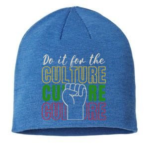 Do It For The Culture Black History African Junenth Gift Sustainable Beanie