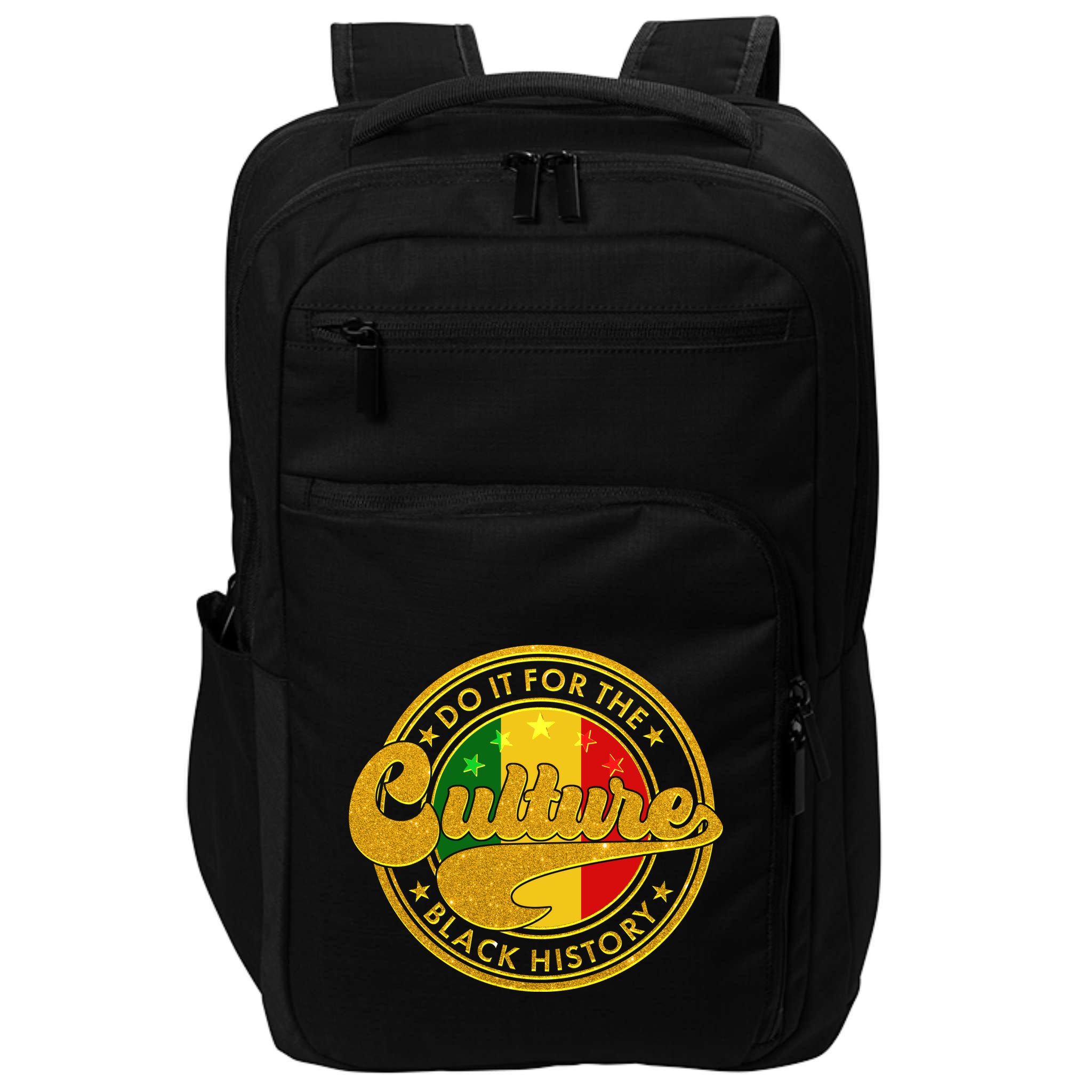 Do It For The Culture Black History Emblem Impact Tech Backpack