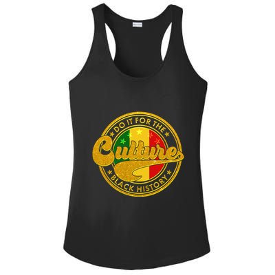 Do It For The Culture Black History Emblem Ladies PosiCharge Competitor Racerback Tank