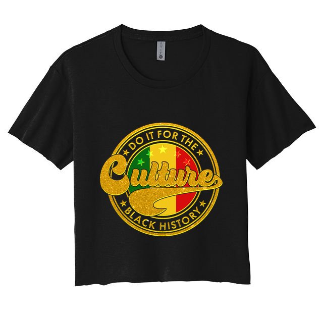 Do It For The Culture Black History Emblem Crop Top