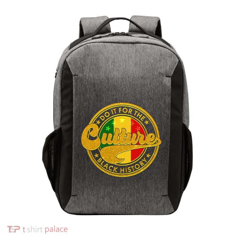 Do It For The Culture Black History Emblem Vector Backpack