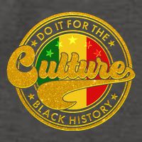 Do It For The Culture Black History Emblem Vector Backpack
