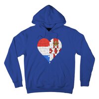 Dutch Irish Flag Heart Gift Hoodie