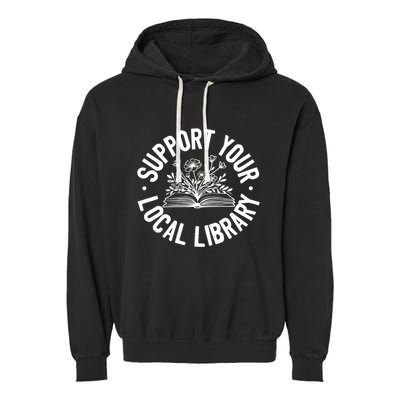 Design Ideas For Book Lovers Reading And Book Worm Garment-Dyed Fleece Hoodie