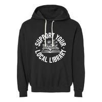 Design Ideas For Book Lovers Reading And Book Worm Garment-Dyed Fleece Hoodie