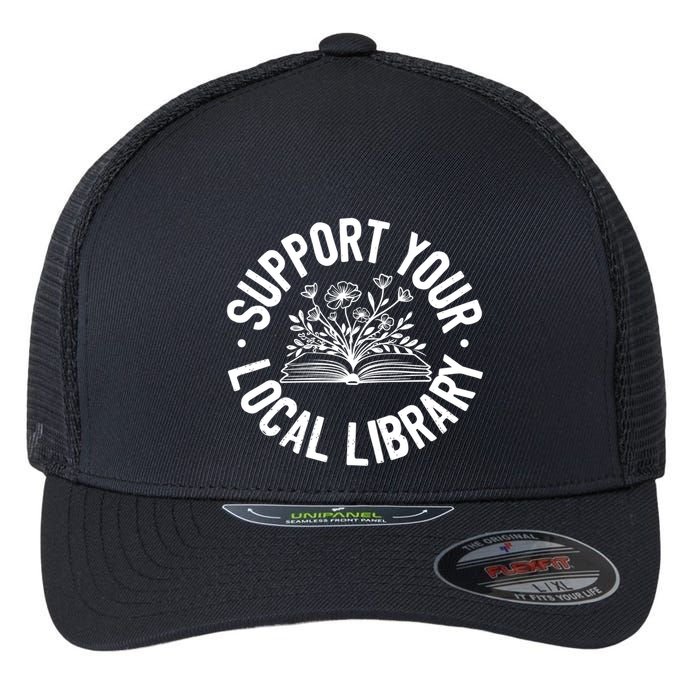 Design Ideas For Book Lovers Reading And Book Worm Flexfit Unipanel Trucker Cap