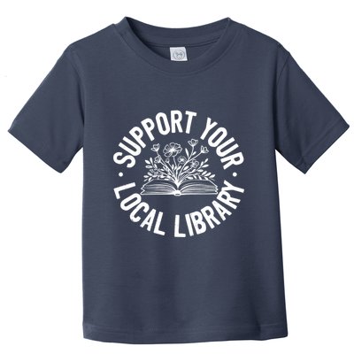 Design Ideas For Book Lovers Reading And Book Worm Toddler T-Shirt