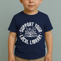 Design Ideas For Book Lovers Reading And Book Worm Toddler T-Shirt