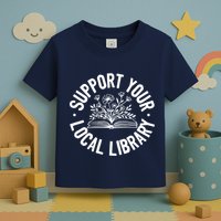 Design Ideas For Book Lovers Reading And Book Worm Toddler T-Shirt