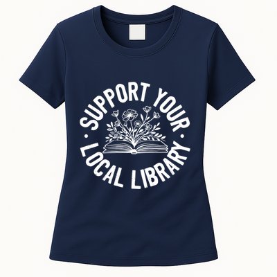 Design Ideas For Book Lovers Reading And Book Worm Womens T-Shirt