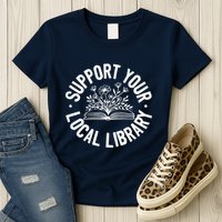 Design Ideas For Book Lovers Reading And Book Worm Womens T-Shirt