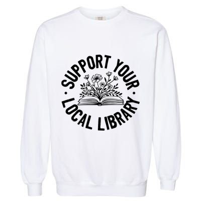 Design Ideas For Book Lovers Reading And Book Worm Garment-Dyed Sweatshirt