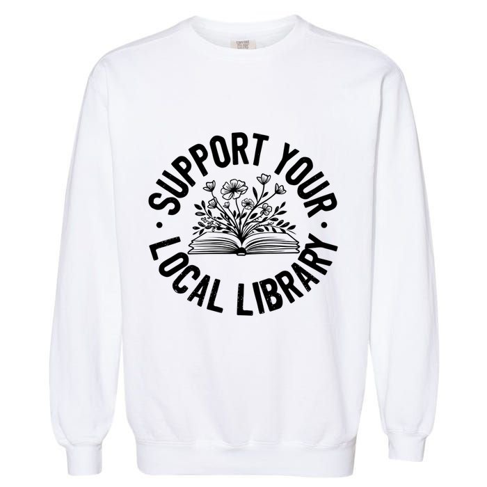 Design Ideas For Book Lovers Reading And Book Worm Garment-Dyed Sweatshirt