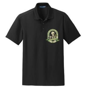 Dead Inside Feelin Lucky Retro Lucky Skeleton St Patricks Day Lucky Vibes Dry Zone Grid Polo