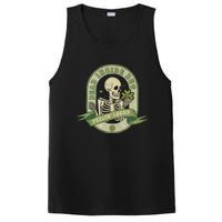 Dead Inside Feelin Lucky Retro Lucky Skeleton St Patricks Day Lucky Vibes PosiCharge Competitor Tank