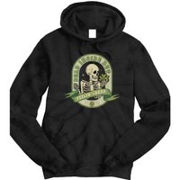 Dead Inside Feelin Lucky Retro Lucky Skeleton St Patricks Day Lucky Vibes Tie Dye Hoodie