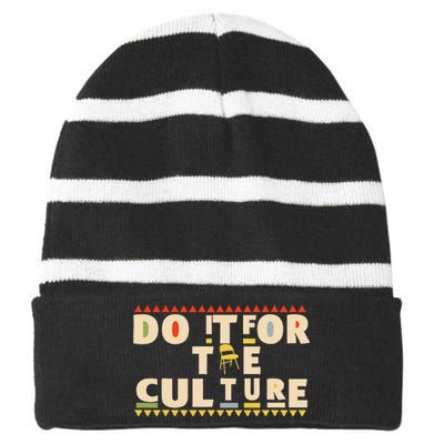 Do It For The Culture Brawl Alabama Montgomery Chair 2023 Striped Beanie with Solid Band