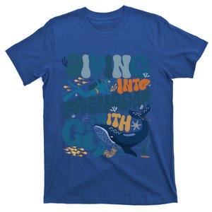 Diving Into Friendship With God Scuba Vbs 2024 Christian Gift T-Shirt