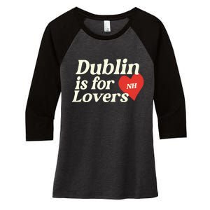 Dublin Is For Lovers Niall Horan Women's Tri-Blend 3/4-Sleeve Raglan Shirt