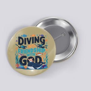 Diving Into Friendship With God Scuba Vbs 2024 Christian Button