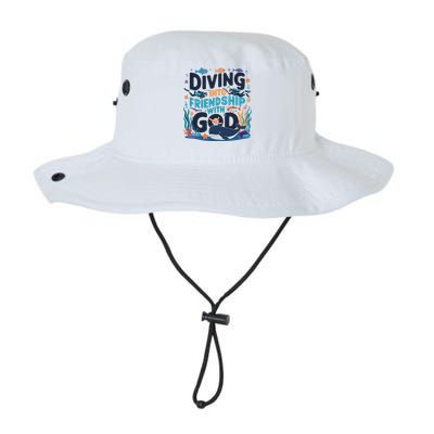 Diving Into Friendship With God Scuba Vbs 2024 Christian Legacy Cool Fit Booney Bucket Hat