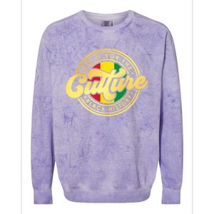 Do It For The Culture Black History Month African Melanin Gift Colorblast Crewneck Sweatshirt