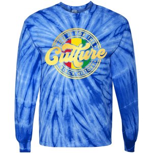 Do It For The Culture Black History Month African Melanin Gift Tie-Dye Long Sleeve Shirt