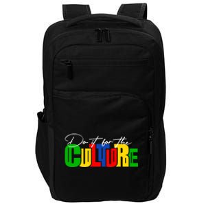 Do It For The Culture Black History Month African Roots Afro Gift Impact Tech Backpack