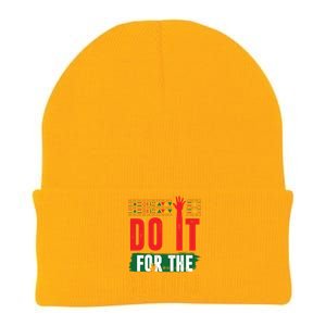 Do It For The Culture Black History Month Gift Knit Cap Winter Beanie