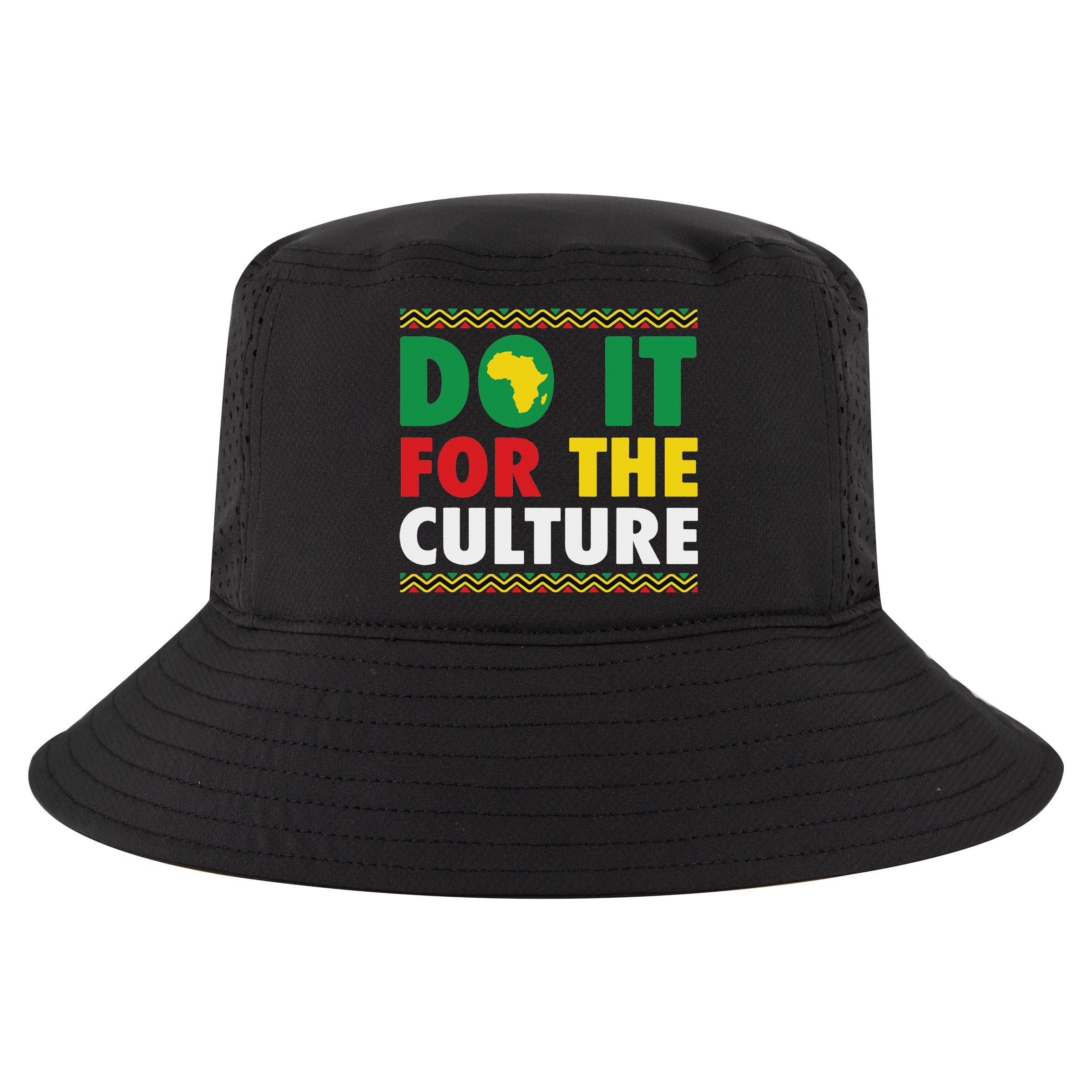 Do It For The Culture Black History & African Roots Afro Cool Comfort Performance Bucket Hat