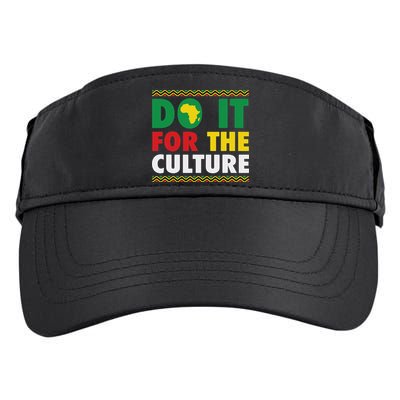 Do It For The Culture Black History & African Roots Afro Adult Drive Performance Visor