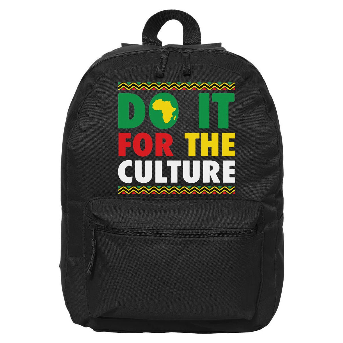 Do It For The Culture Black History & African Roots Afro 16 in Basic Backpack