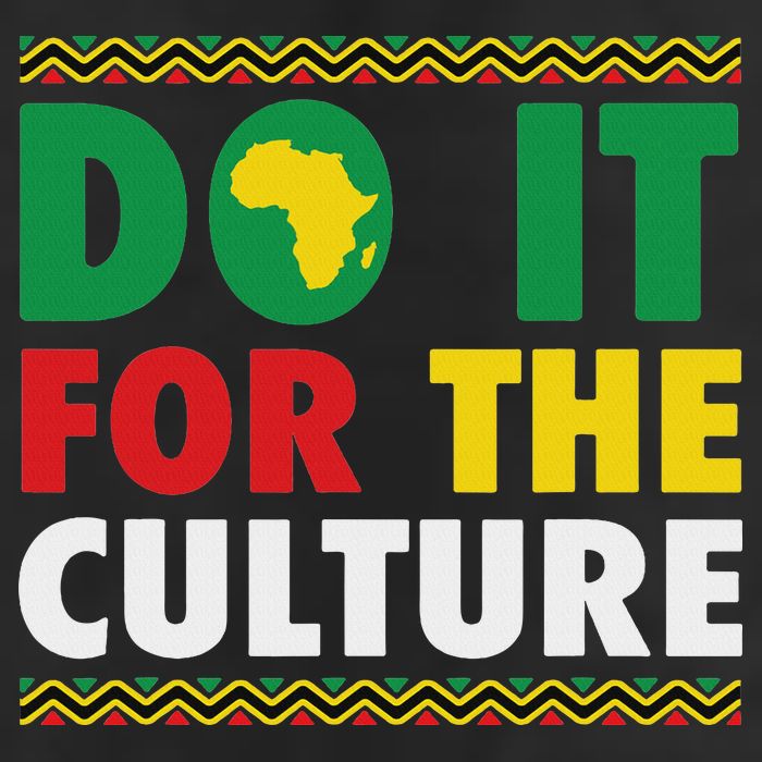 Do It For The Culture Black History & African Roots Afro 25L Jumbo Tote