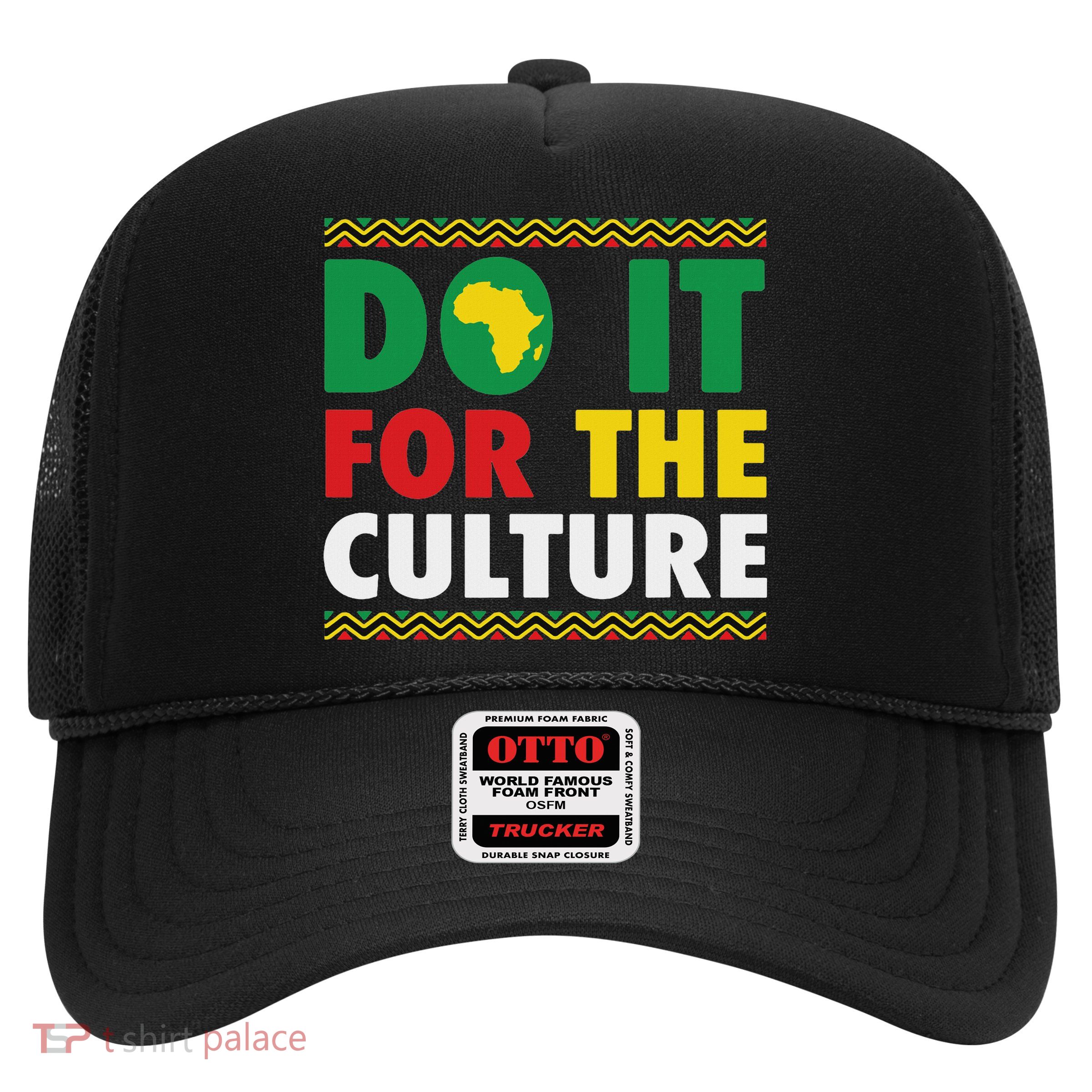 Do It For The Culture Black History & African Roots Afro Trucker Hat