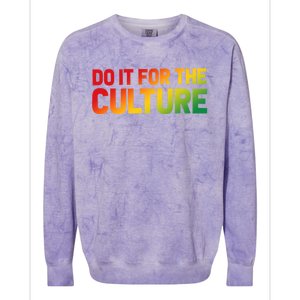 Do It For The Culture Juneteenth Gradient Graphic Cute Gift Colorblast Crewneck Sweatshirt