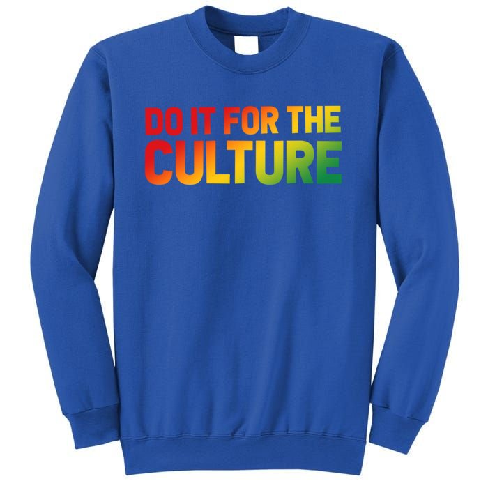 Do It For The Culture Juneteenth Gradient Graphic Cute Gift Sweatshirt