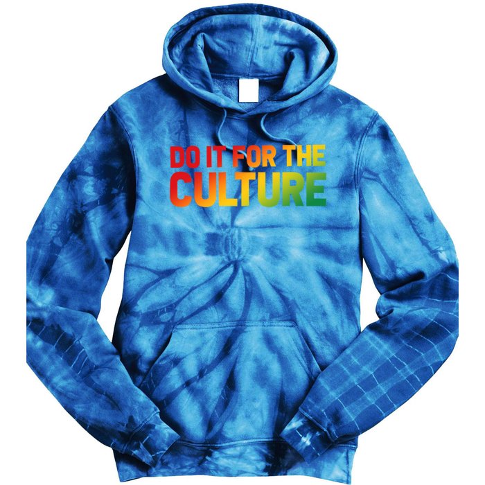 Do It For The Culture Juneteenth Gradient Graphic Cute Gift Tie Dye Hoodie