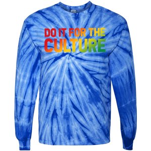 Do It For The Culture Juneteenth Gradient Graphic Cute Gift Tie-Dye Long Sleeve Shirt