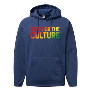 Do It For The Culture Juneteenth Gradient Graphic Cute Gift Performance Fleece Hoodie