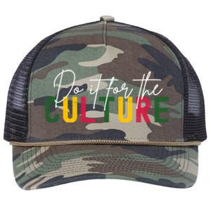 Do It For The Culture Gift Retro Rope Trucker Hat Cap