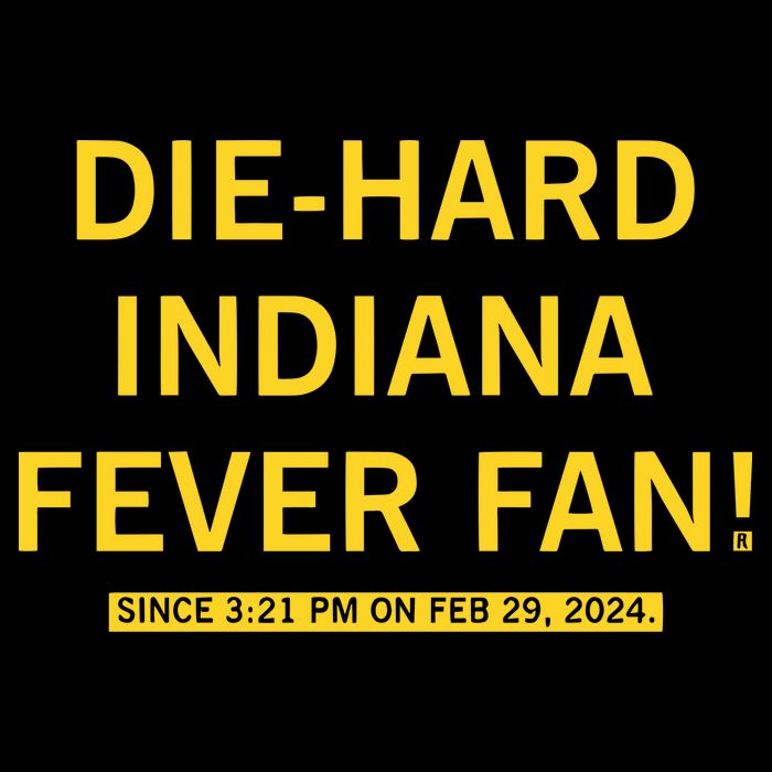 Diehard Indiana Fever Fan T-Shirt