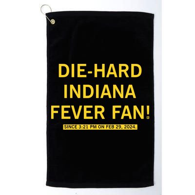 Diehard Indiana Fever Fan Golf Towel