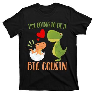 Dinosaur I'm Going To Be a Cousin Baby Reveal 2024 T-Shirt