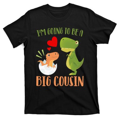 Dinosaur I'm Going To Be a Cousin Baby Reveal 2024 T-Shirt