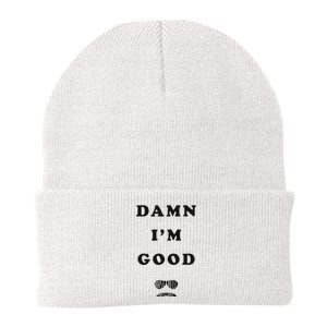 Damn Im Good Raise Hell Praise Dale Knit Cap Winter Beanie