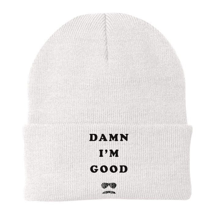 Damn Im Good Raise Hell Praise Dale Knit Cap Winter Beanie